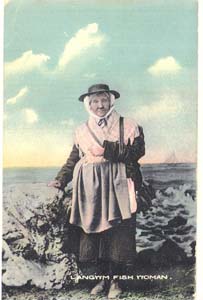 Llangwm fisherwoman